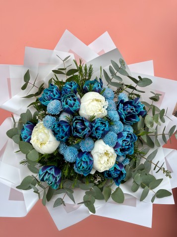 Blue Love Karışık Buket