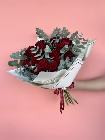 Everred Kırmızı Gül Buketi