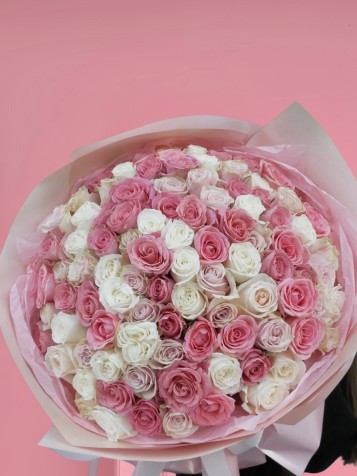 Pastel Dream 121 Adet Karışık Gül Buketi