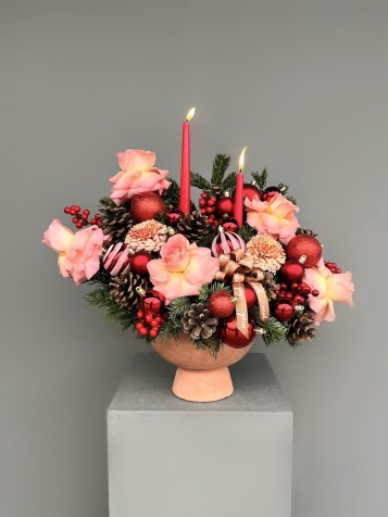 Winter Rose Yılbaşı Aranjmanı