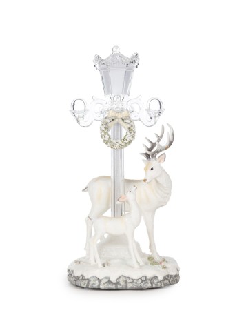 Geyikli Işıklı Ve Müzikli Özel Biblo