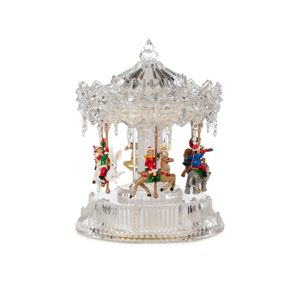 Atlı Karınca Müzikli Ve Işıklı Akrilik Biblo