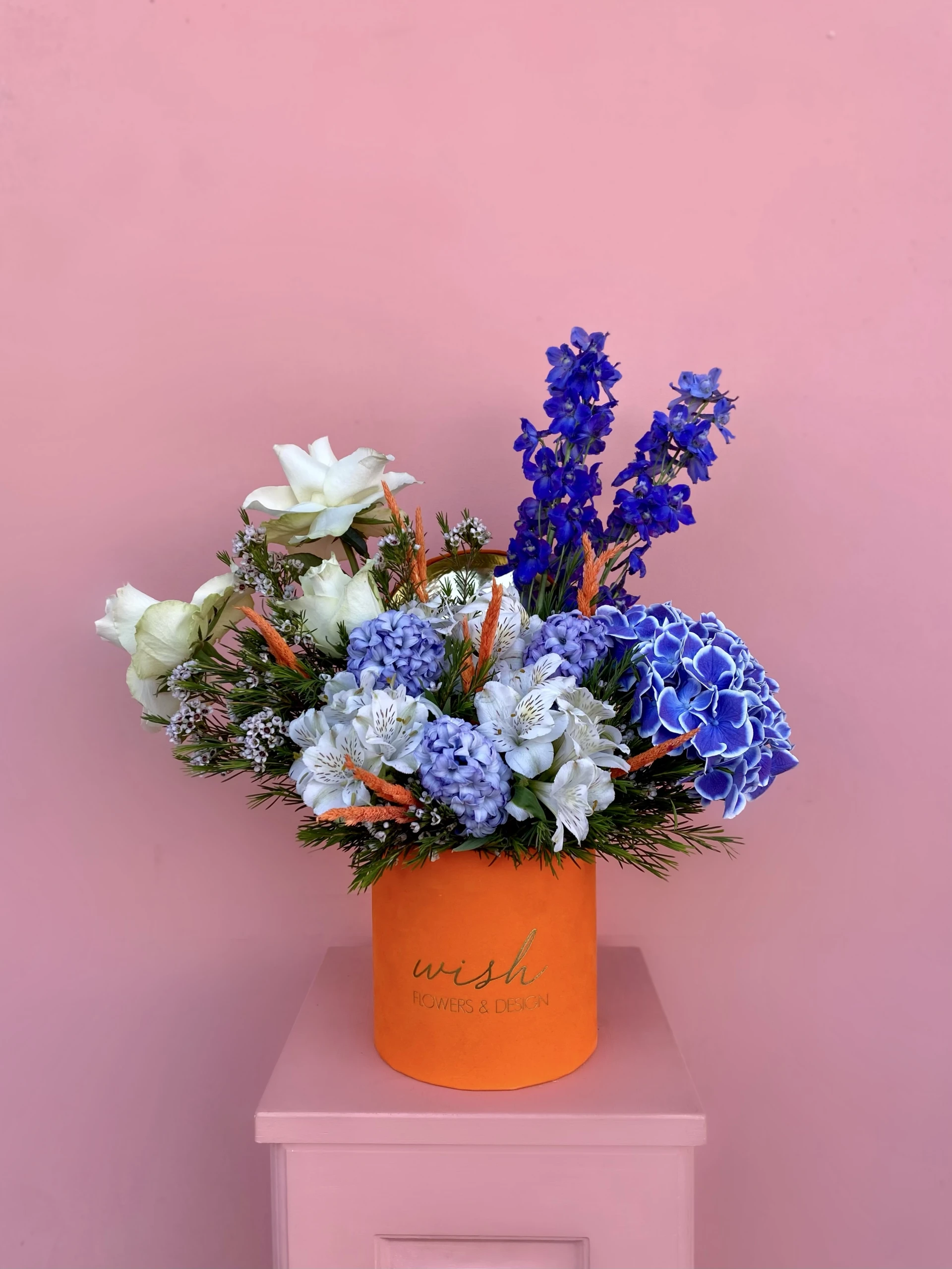 Vega Turuncu Kadife Kutuda Aranjman