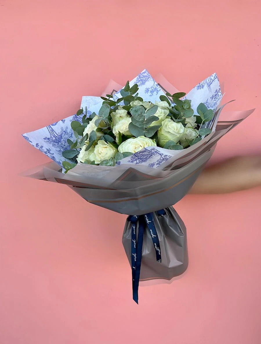 Blanco Beyaz Gül Buketi