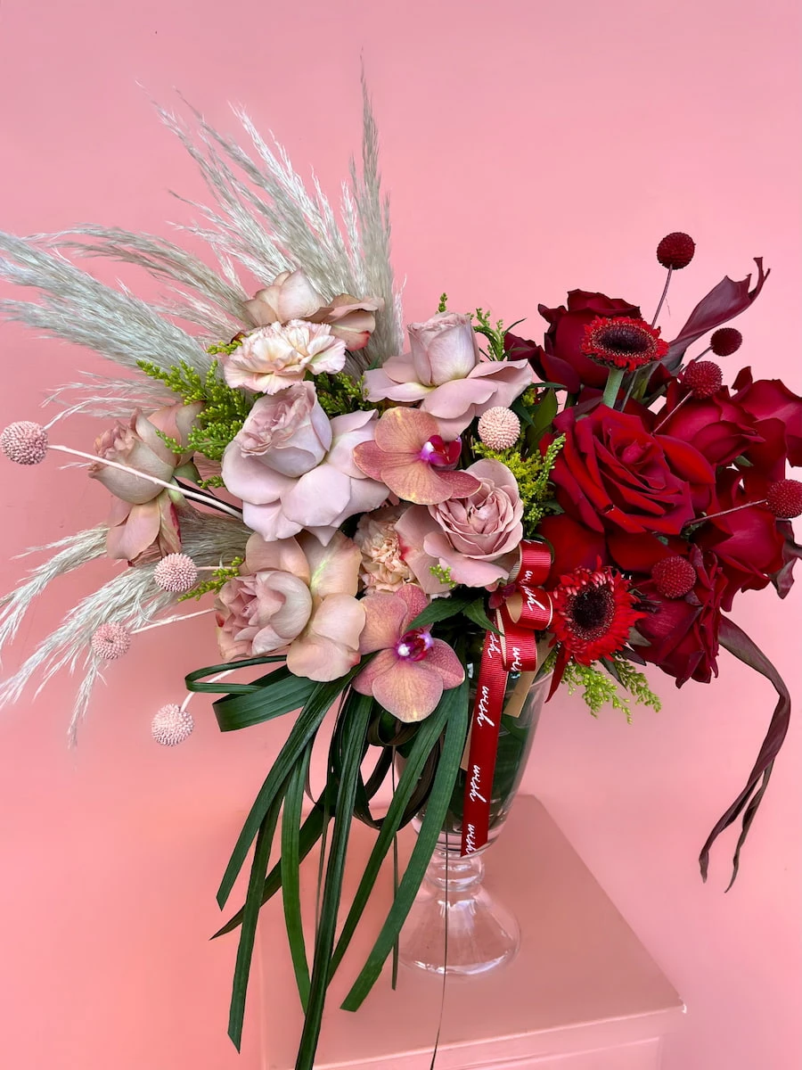 Cappuccino & Red Aranjman