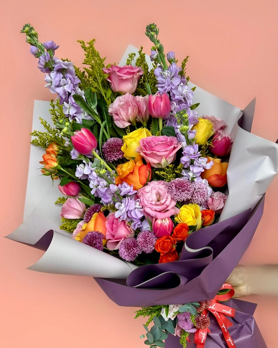 Colourful Love Renkli Karışık Buket