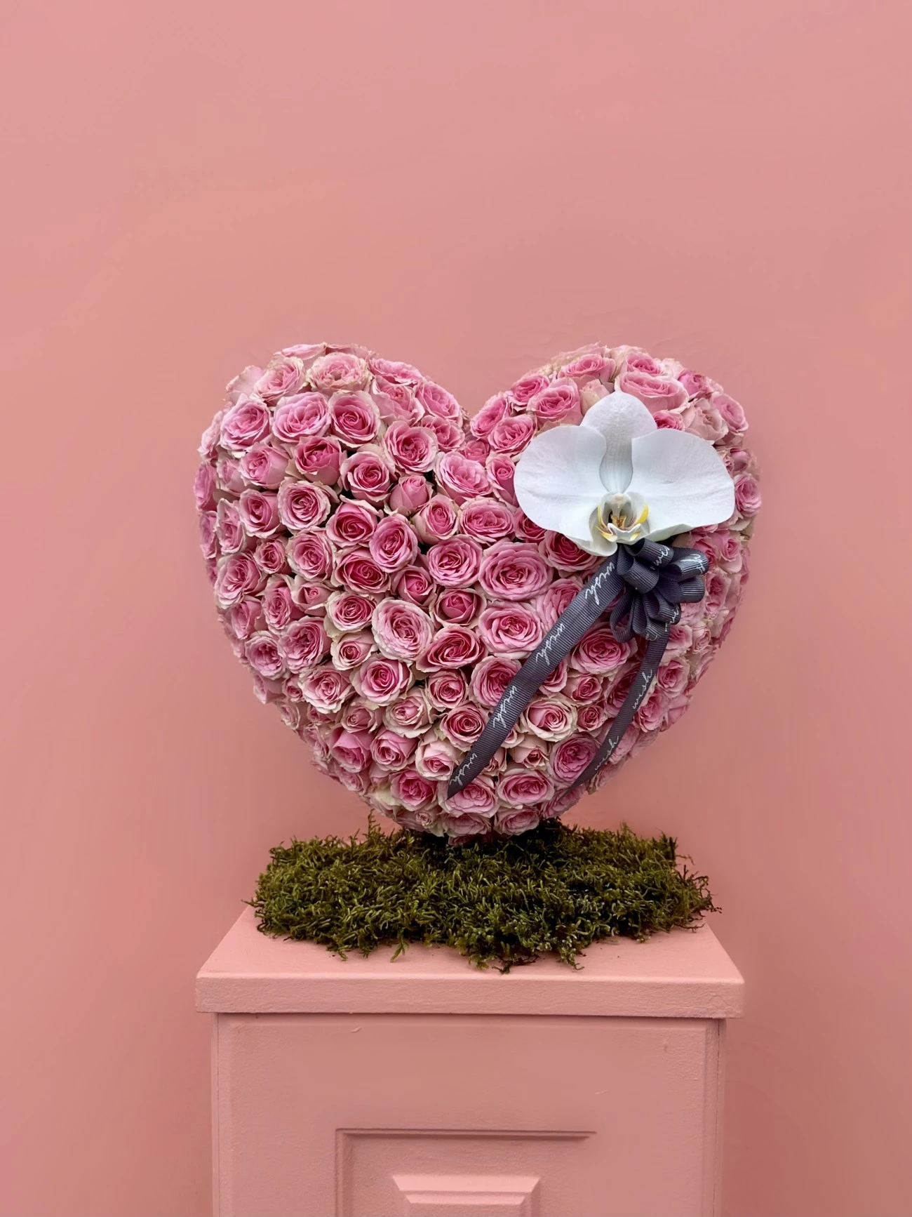 Rosy Heart 3D Özel Tasarım Lüks Aranjman