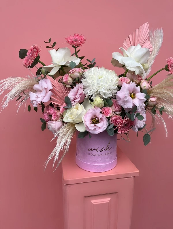 Mila Pembe Kadife Kutuda Aranjman