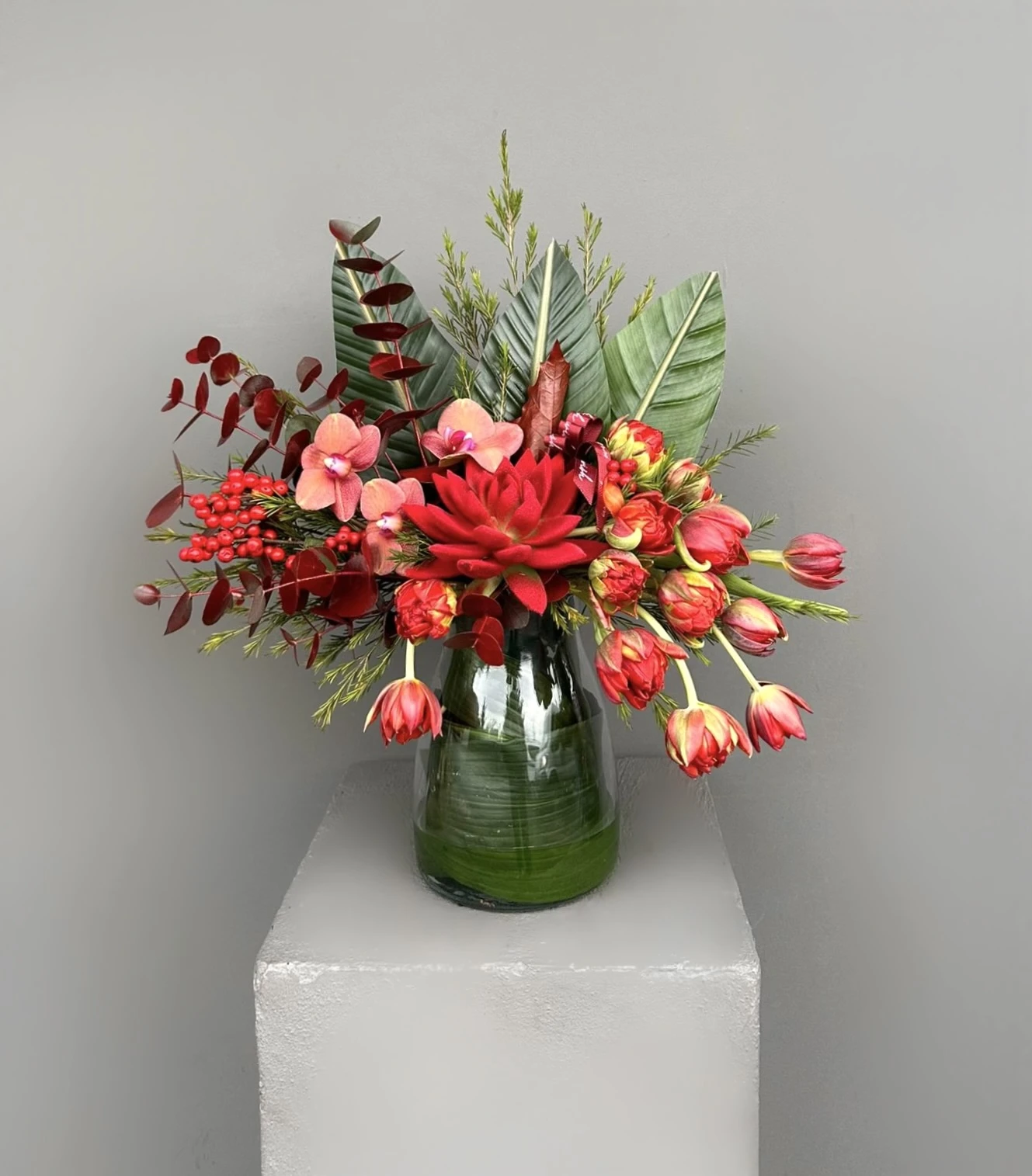 Red Tulips Lale Aranjmanı