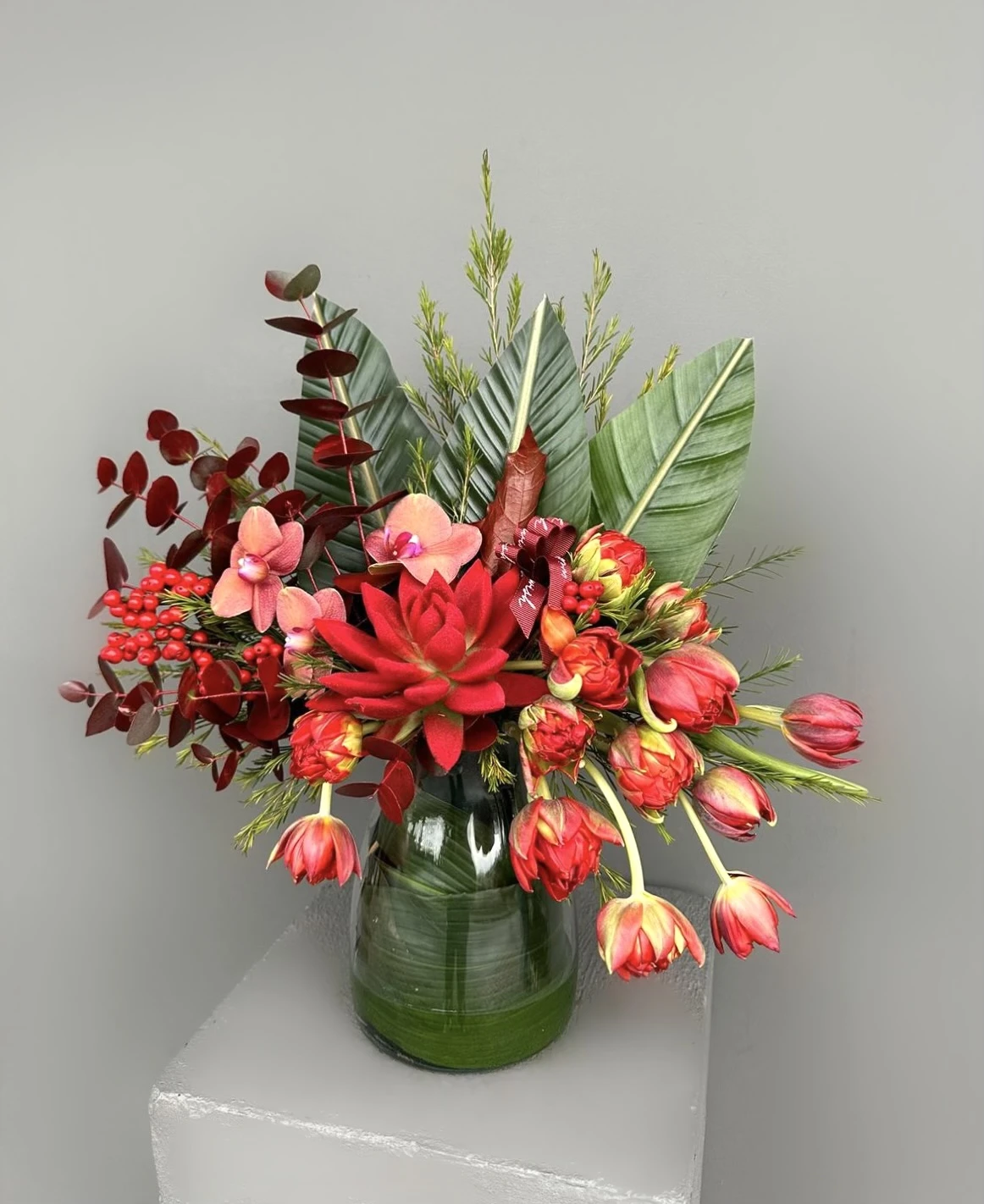 Red Tulips Lale Aranjmanı