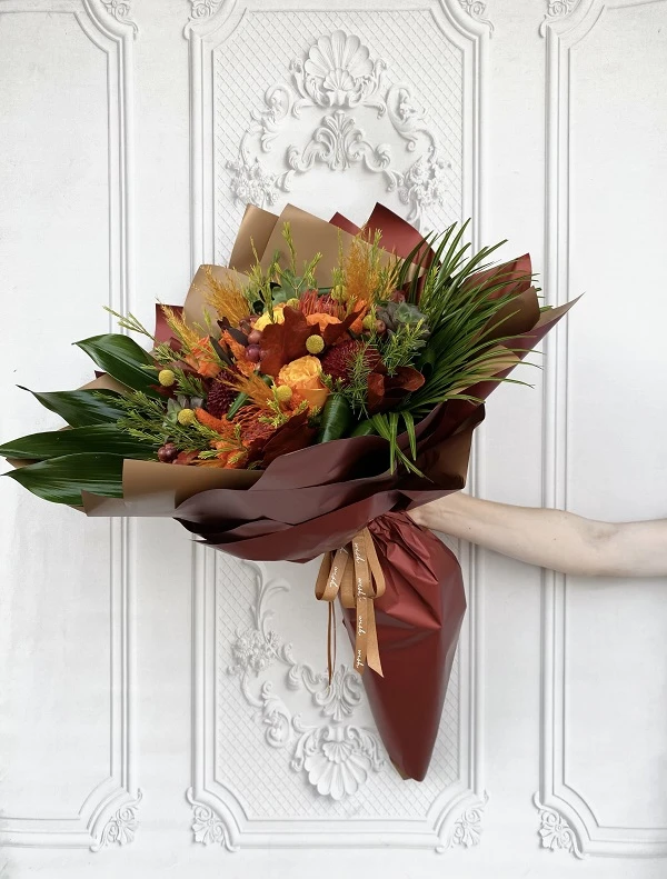 Turuncu Sonbahar Buketi