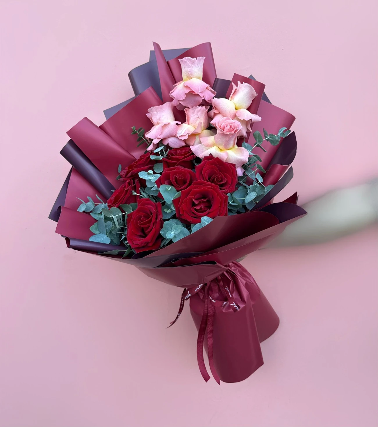 Blush & Red Gül Buketi