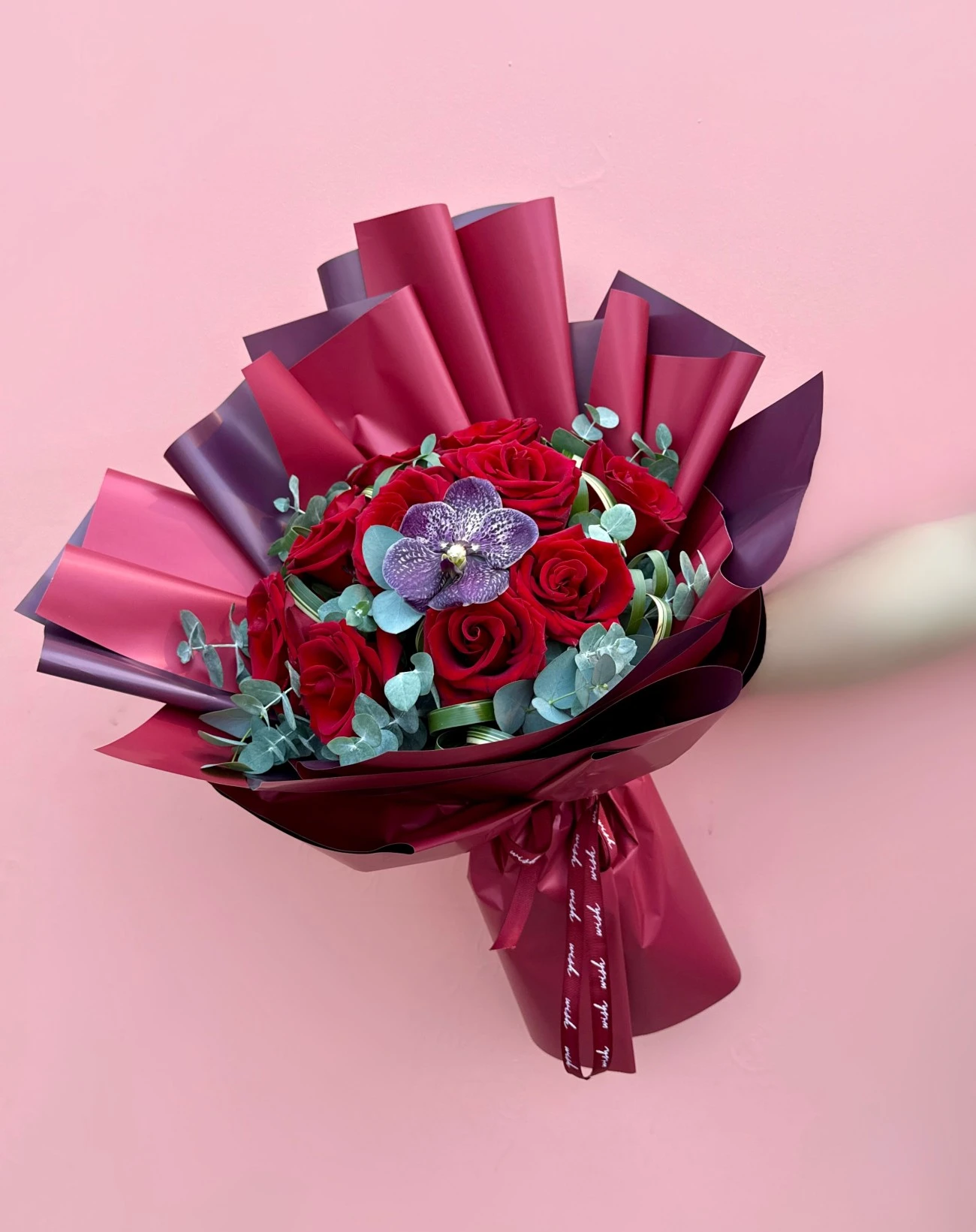 10’lu Kırmızı Gül Buketi